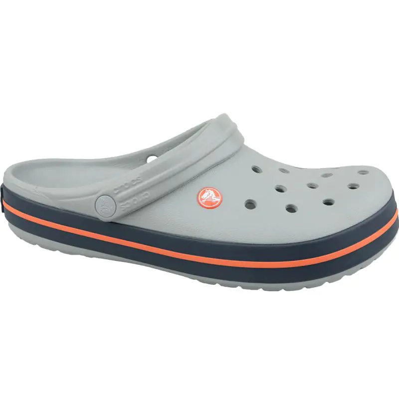 ⁨Men's clogs Crocs Crocband Clog grey-orange 11016 01U⁩ at Wasserman.eu