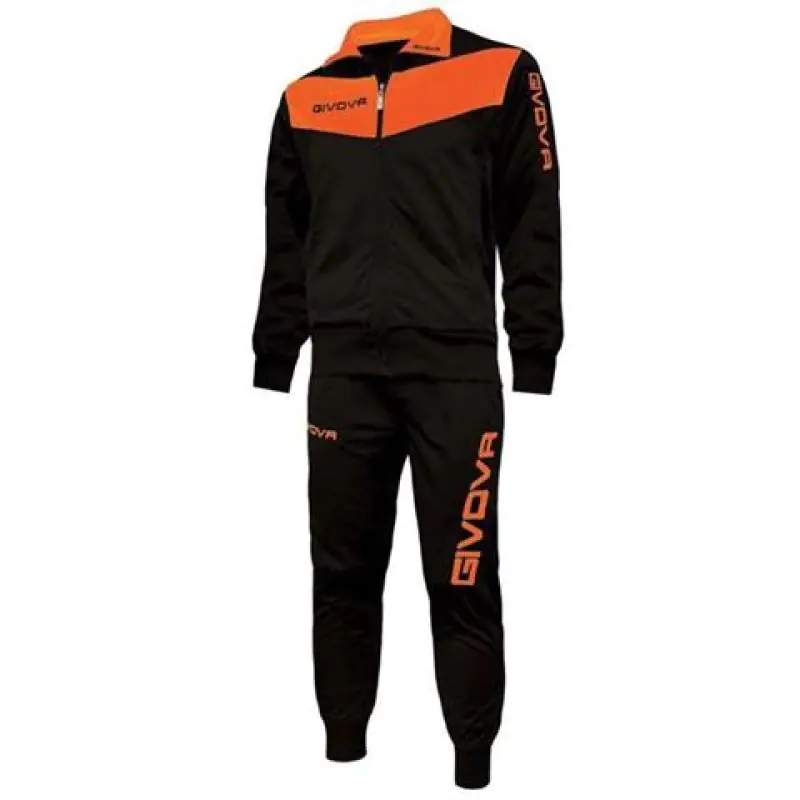 ⁨Givova Tuta Visa Fluo Tracksuit Black-Orange TR018F 1028 XL⁩ at Wasserman.eu