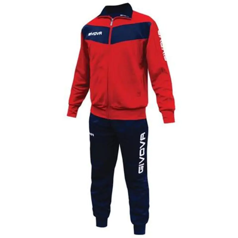 ⁨Givova Tuta Visa Tracksuit Red-Navy TR018 1204 L⁩ at Wasserman.eu