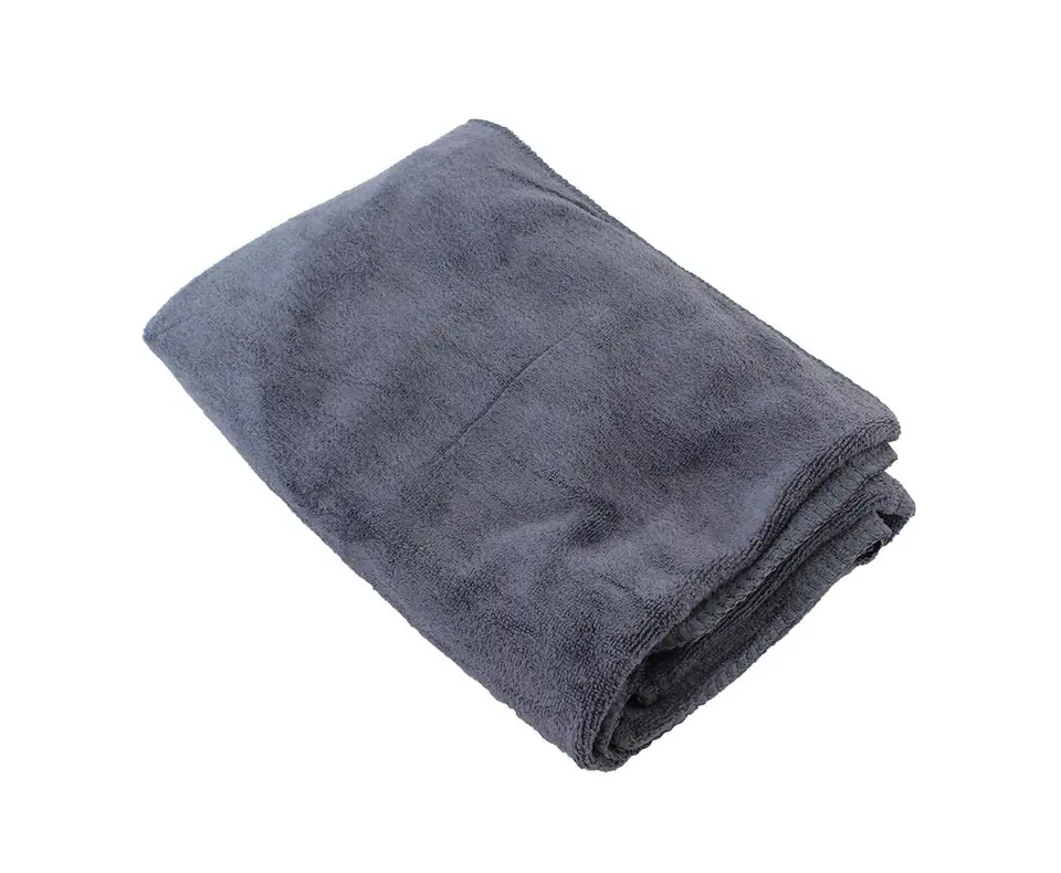 ⁨BQ8C Microfiber towel 100x50cm grey⁩ at Wasserman.eu