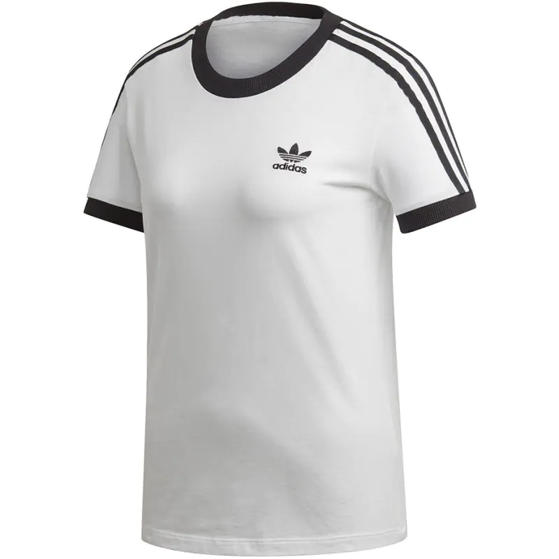 ⁨Koszulka adidas 3 Stripes Tee W ED7483 (kolor Biały. Czarny, rozmiar 32)⁩ w sklepie Wasserman.eu