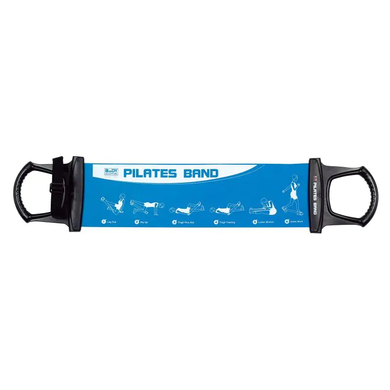 Taśma pilates z uchwytami BB 2350 (kolor Niebieski) w sklepie Wasserman.eu