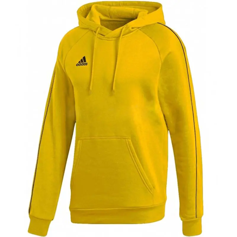 ⁨Bluza adidas CORE 18 HOODY M CV3337 czerwona (kolor Żółty, rozmiar M)⁩ w sklepie Wasserman.eu