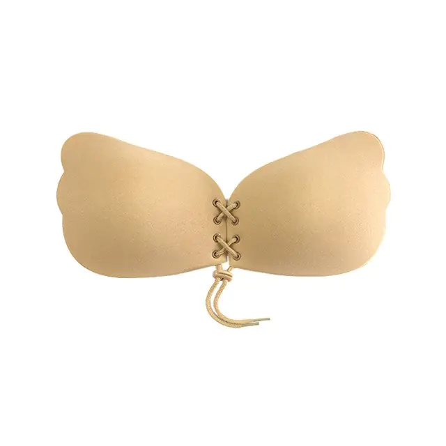 ⁨Self-supporting bra WOWbra beige BHDB003 (Multicolor, size D)⁩ at Wasserman.eu