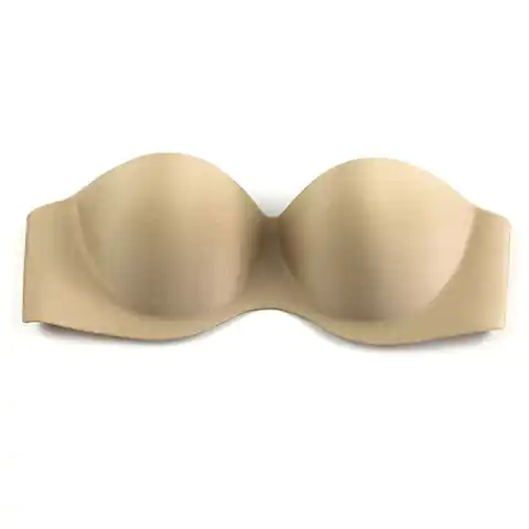 ⁨Self-supporting bra with interchangeable back BWS001 beige (Multicolor, size A)⁩ at Wasserman.eu