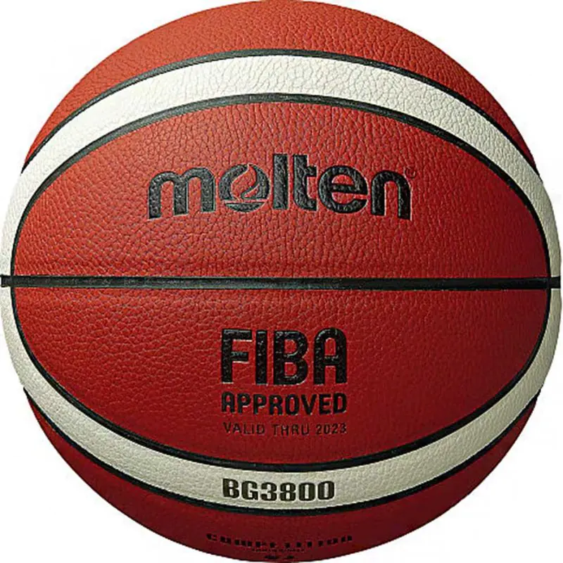 ⁨Piłka koszykowa Molten B5G3800 FIBA (kolor Brązowy, rozmiar 5, rozmiar 7)⁩ w sklepie Wasserman.eu