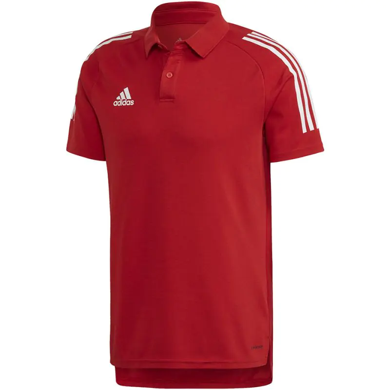 ⁨Koszulka adidas Condivo 20 Polo M (kolor Biały. Czerwony, rozmiar XS)⁩ w sklepie Wasserman.eu