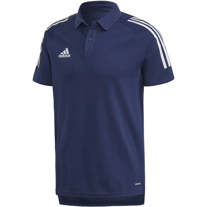 ⁨adidas Condivo 20 Polo Men's T-Shirt navy blue-white ED9245 S⁩ at Wasserman.eu