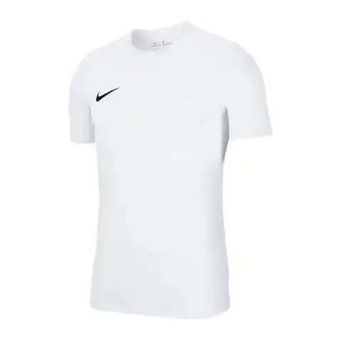⁨Koszulka Nike Dry Park VII Jr BV6741 (kolor Biały, rozmiar 128 cm)⁩ w sklepie Wasserman.eu