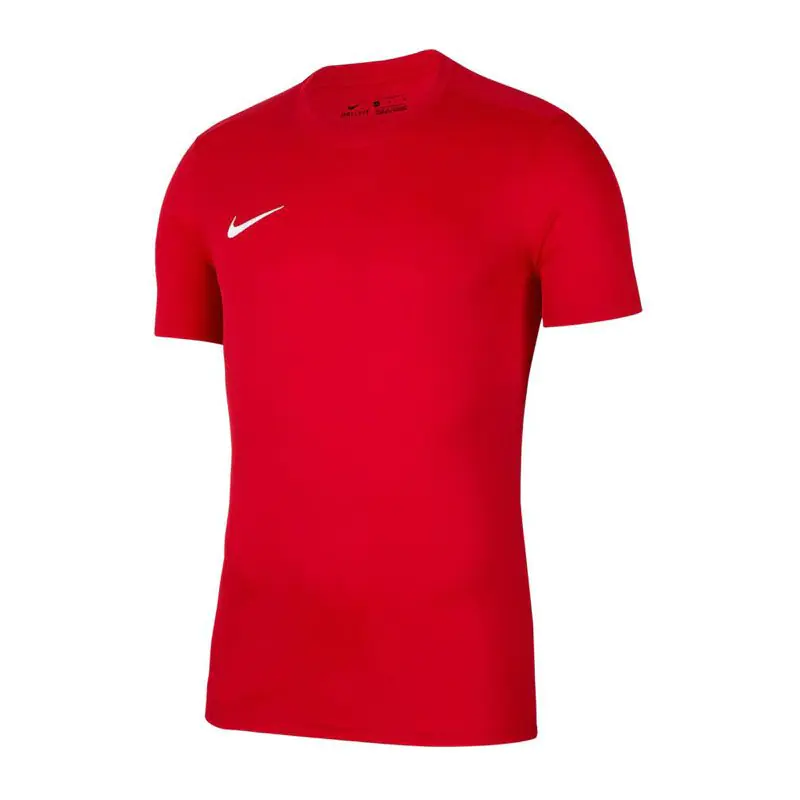 ⁨Koszulka Nike Dry Park VII Jr BV6741 (kolor Czerwony, rozmiar 152 cm)⁩ w sklepie Wasserman.eu
