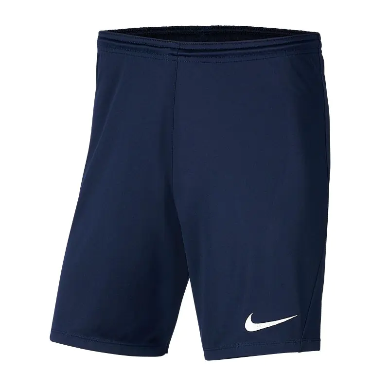 ⁨Spodenki Nike Park III Knit Jr BV6865 (kolor Granatowy, rozmiar 128 cm)⁩ w sklepie Wasserman.eu