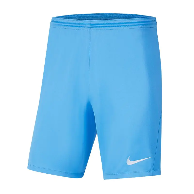 ⁨Spodenki Nike Park III Knit Jr BV6865 (kolor Niebieski, rozmiar 140 cm)⁩ w sklepie Wasserman.eu