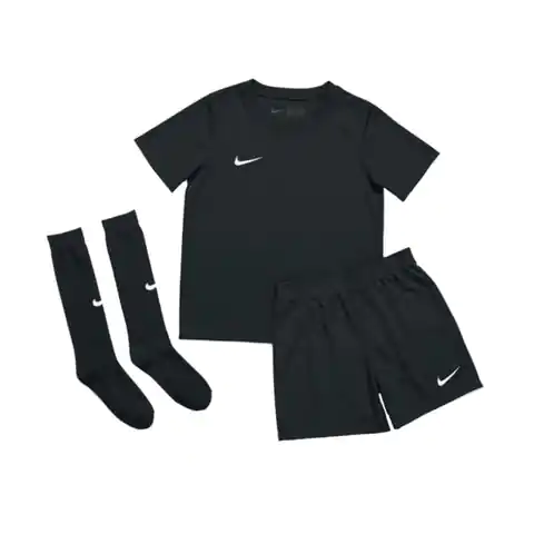 ⁨Komplet Nike Dry Park 20 Jr CD2244 (kolor Niebieski, rozmiar 116 - 122)⁩ w sklepie Wasserman.eu