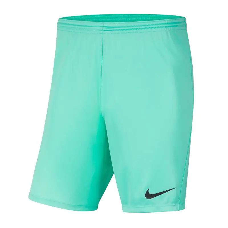 ⁨Spodenki Nike Park III Knit Jr BV6865 (kolor Zielony, rozmiar 122 cm)⁩ w sklepie Wasserman.eu