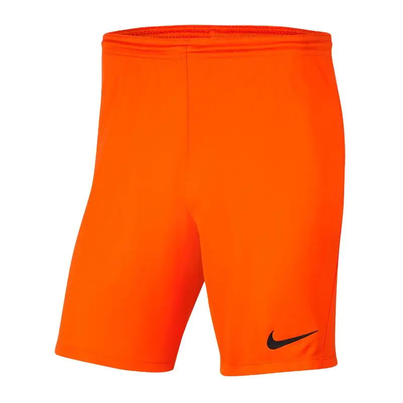 ⁨Spodenki Nike Park III Knit Jr BV6865 (kolor Pomarańczowy, rozmiar 122 cm)⁩ w sklepie Wasserman.eu