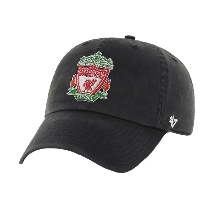 ⁨Czapka z daszkiem 47 Brand EPL FC Liverpool Cap EPL-RGW04GWS-BK (kolor Czarny, rozmiar One size)⁩ w sklepie Wasserman.eu