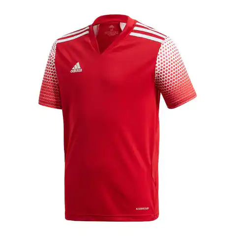 ⁨Koszulka adidas Regista 20 Jr FI4565 (kolor Czerwony, rozmiar 128 cm)⁩ w sklepie Wasserman.eu