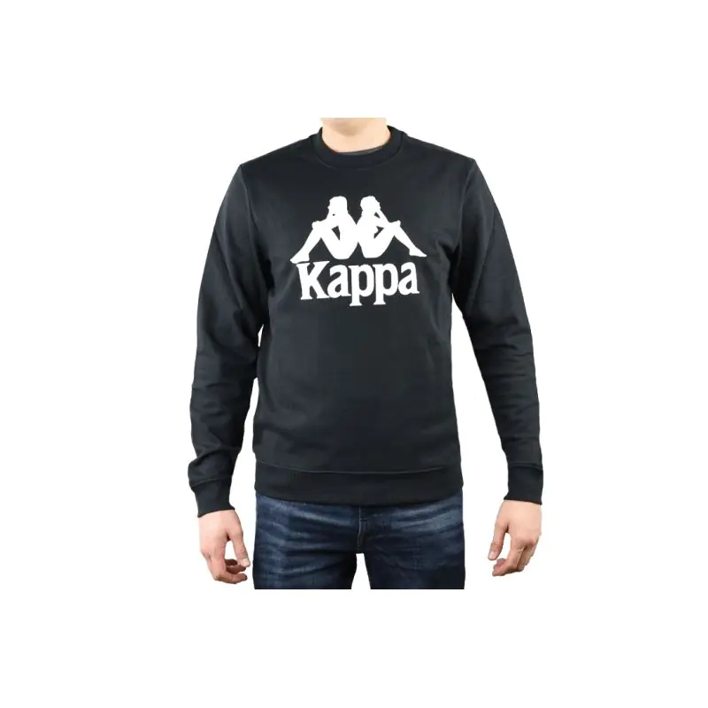 ⁨Bluza Kappa Sertum RN Sweatshirt M 703797-19-4006 (kolor Czarny, rozmiar L)⁩ w sklepie Wasserman.eu