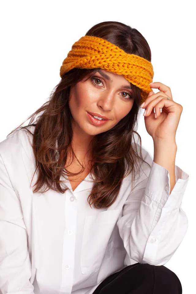 ⁨BK096 Headband - honey (Yellow, one size one)⁩ at Wasserman.eu