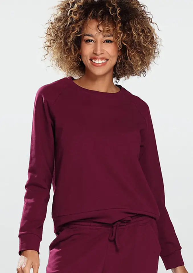 ⁨SWEATSHIRT VENESIA (Burgundy, Size XS (34))⁩ at Wasserman.eu