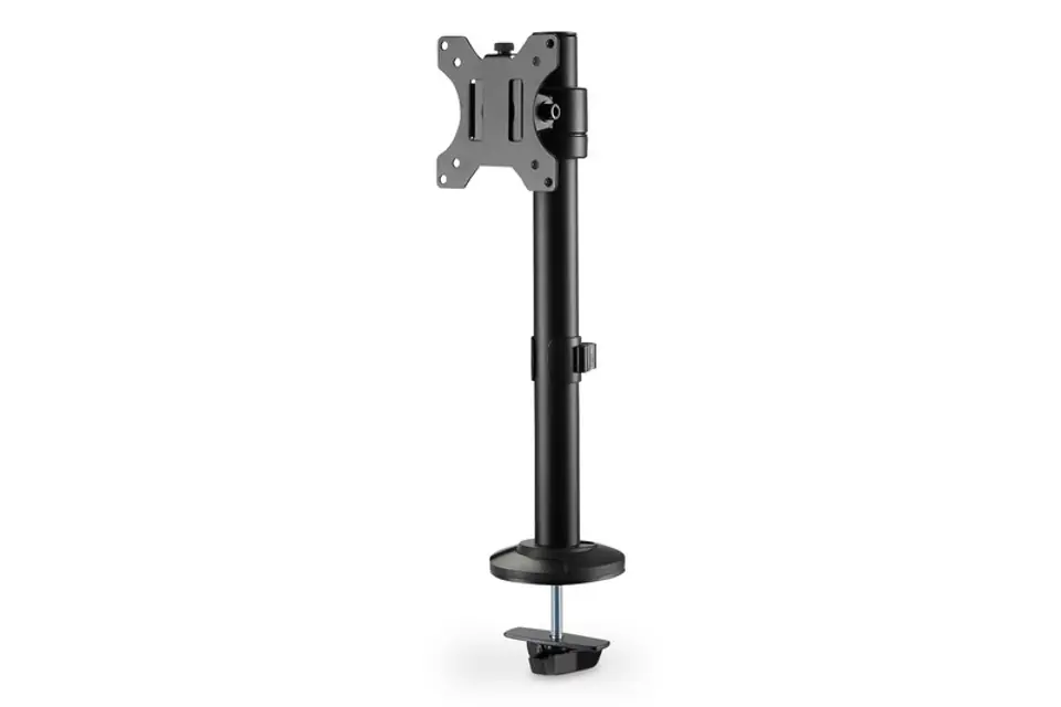 ⁨Desk holder column single 1xLCD max. 32 inches max. 8kg tilt and turn black⁩ at Wasserman.eu