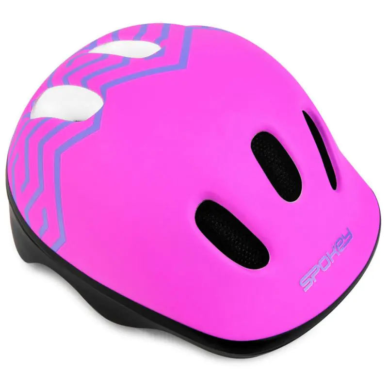 ⁨Kask rowerowy Spokey Strapy 1 44-48 cm Jr 927773 (kolor Różowy)⁩ w sklepie Wasserman.eu