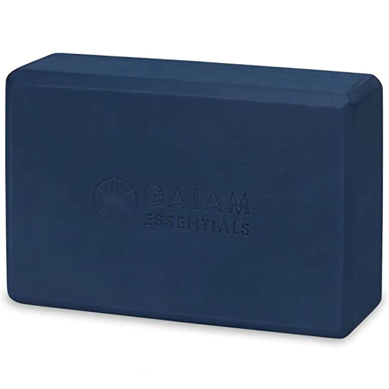 ⁨Kostka do jogi Gaiam essentials z pianki (kolor Granatowy)⁩ w sklepie Wasserman.eu