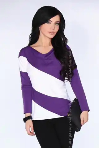 ⁨CG004 Purple bluzka (kolor MULTI, rozmiar S)⁩ w sklepie Wasserman.eu