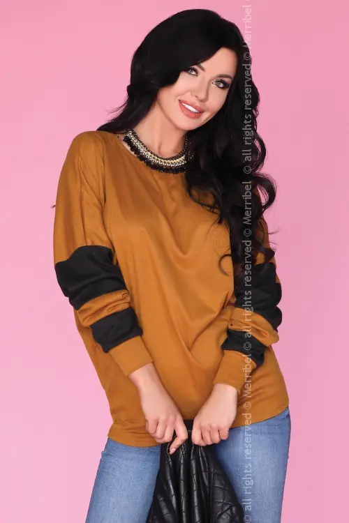 ⁨CG027 Brown blouse (Brown color, size S/M)⁩ at Wasserman.eu