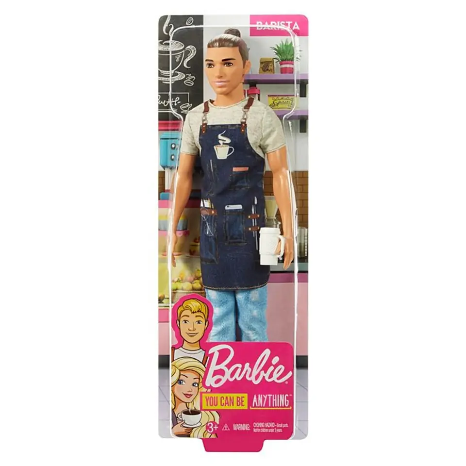 Doll Barbie Career Ken Barista at Wasserman.eu