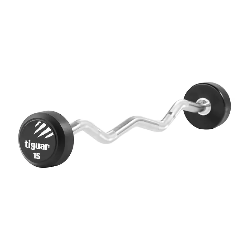 Sztanga tiguar barbell łamany TI-WLBPU015 (kolor Czarny) w sklepie Wasserman.eu