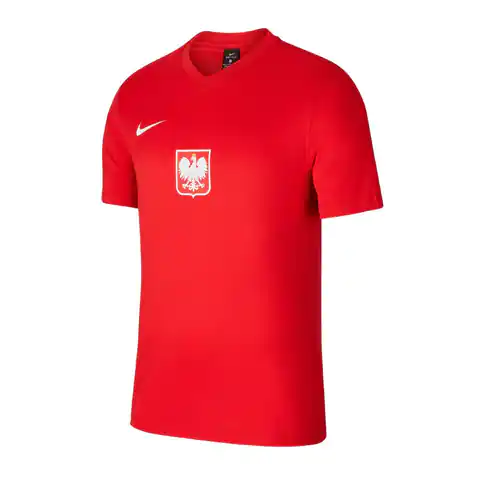 ⁨Koszulka Nike Polska Breathe Football M CD0876 (kolor Czerwony, rozmiar L)⁩ w sklepie Wasserman.eu