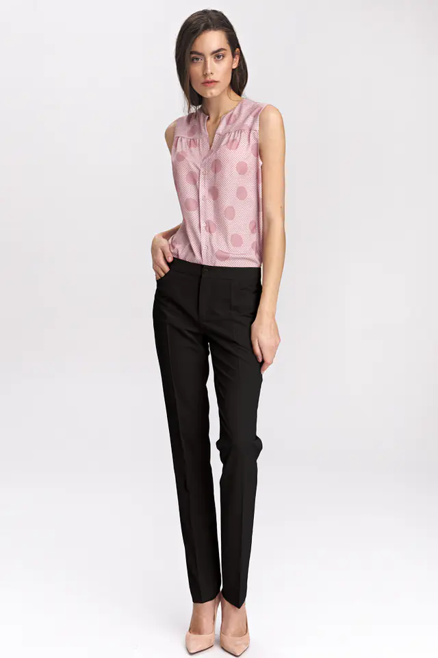 ⁨Black classic women's pants - SD39 (Color black, Size S (36))⁩ at Wasserman.eu