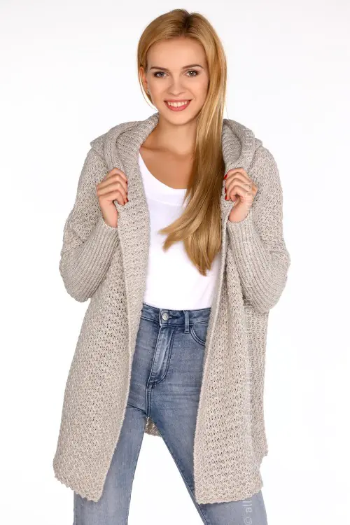 ⁨Dalena Beige sweater (beige, one size one-size)⁩ at Wasserman.eu