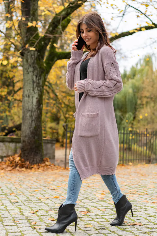 ⁨Delaina Dusty Rose sweater (Dirty pink, one size all)⁩ at Wasserman.eu