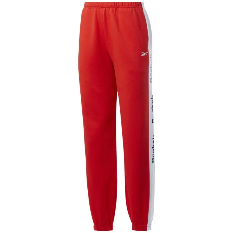 ⁨Women's Trousers Reebok Te Linear Red FT0905⁩ at Wasserman.eu