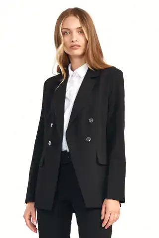 ⁨Double-breasted black jacket - Z41 (Colour black, Size L (40))⁩ at Wasserman.eu