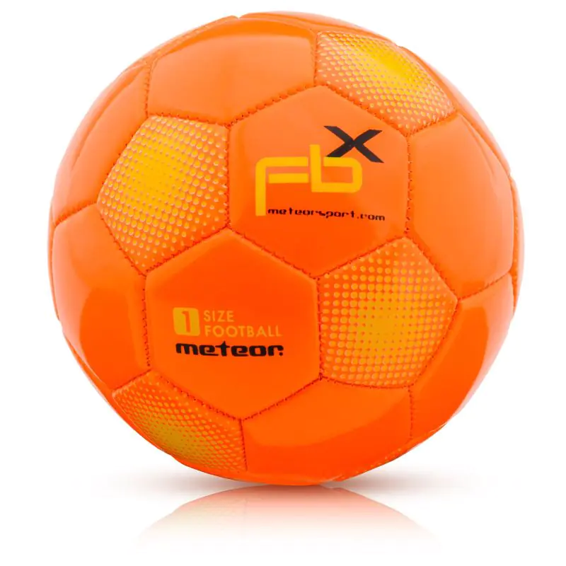 ⁨Piłka nożna Meteor FBX 37014 (kolor Pomarańczowy, rozmiar 1)⁩ w sklepie Wasserman.eu