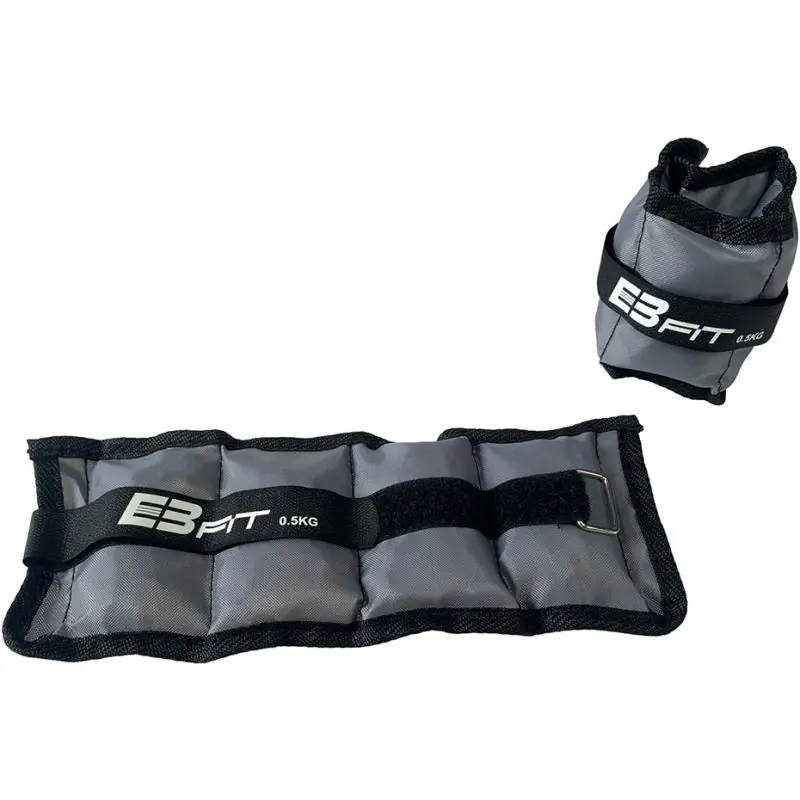 Obciążenie na przeguby EB FIT 2x0,5kg 1014999 (kolor Szary/Srebrny) w sklepie Wasserman.eu
