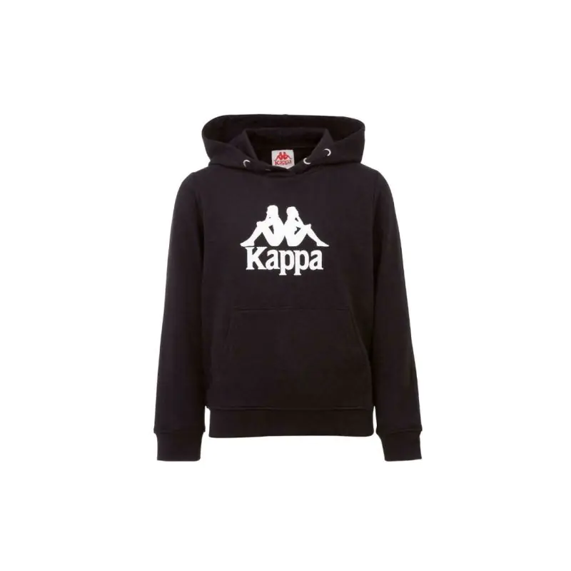 ⁨Bluza Kappa Taino Kids Hoodie Junior 705322J-19-4006 (kolor Czarny, rozmiar 140)⁩ w sklepie Wasserman.eu