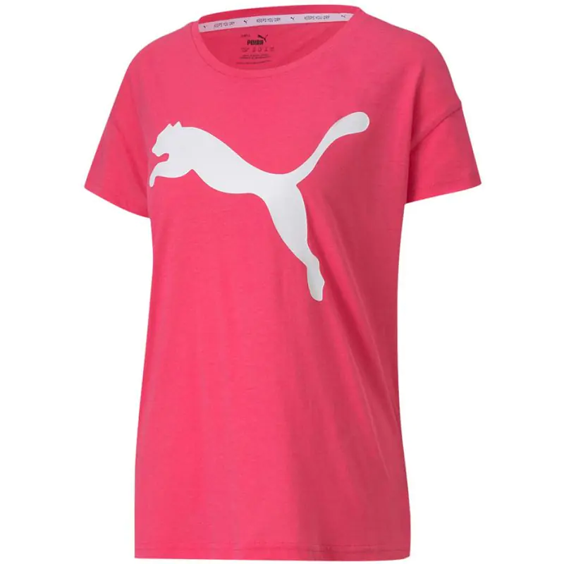 ⁨Koszulka Puma Active Logo Tee Glowing W 852006 (kolor Różowy, rozmiar XS)⁩ w sklepie Wasserman.eu