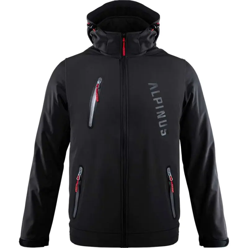 ⁨Kurtka softshell Alpinus Denali M BR43381 (kolor Czarny, rozmiar S)⁩ w sklepie Wasserman.eu