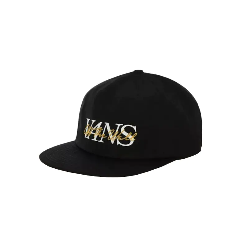 ⁨Czapka z daszkiem Vans On The Vans Shallow Cap VN0A4TQ2BLK (kolor Czarny, rozmiar One size)⁩ w sklepie Wasserman.eu