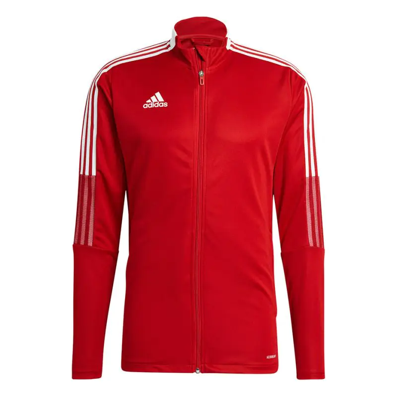 ⁨Bluza adidas Tiro 21 Track M GM7308 (kolor Czerwony, rozmiar XS)⁩ w sklepie Wasserman.eu