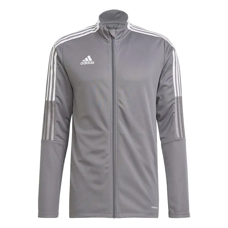 ⁨Bluza adidas Tiro 21 Track M GM7306 (kolor Szary/Srebrny, rozmiar XL)⁩ w sklepie Wasserman.eu