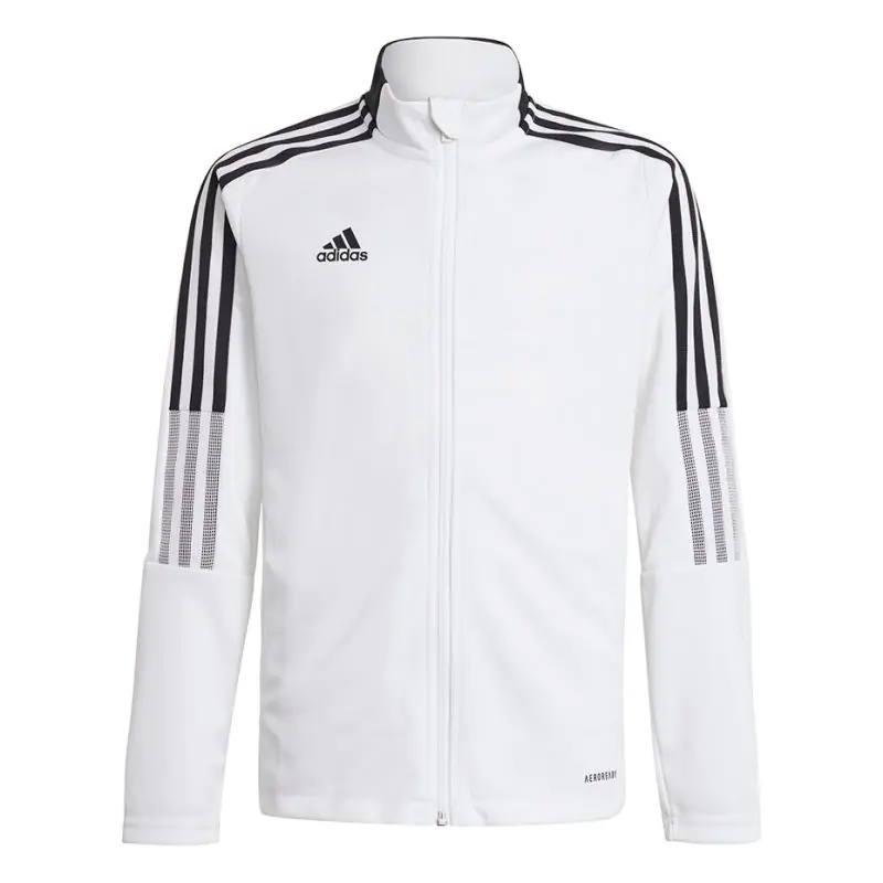 ⁨adidas Tiro 21 Track Sweatshirt white GM7313 116cm⁩ at Wasserman.eu