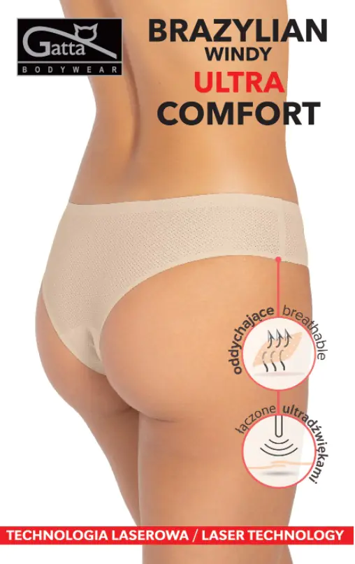 ⁨FIGI GATTA BRAZYLIAN WINDY ULTRA COMFORT (kolor Beige, rozmiar L)⁩ w sklepie Wasserman.eu
