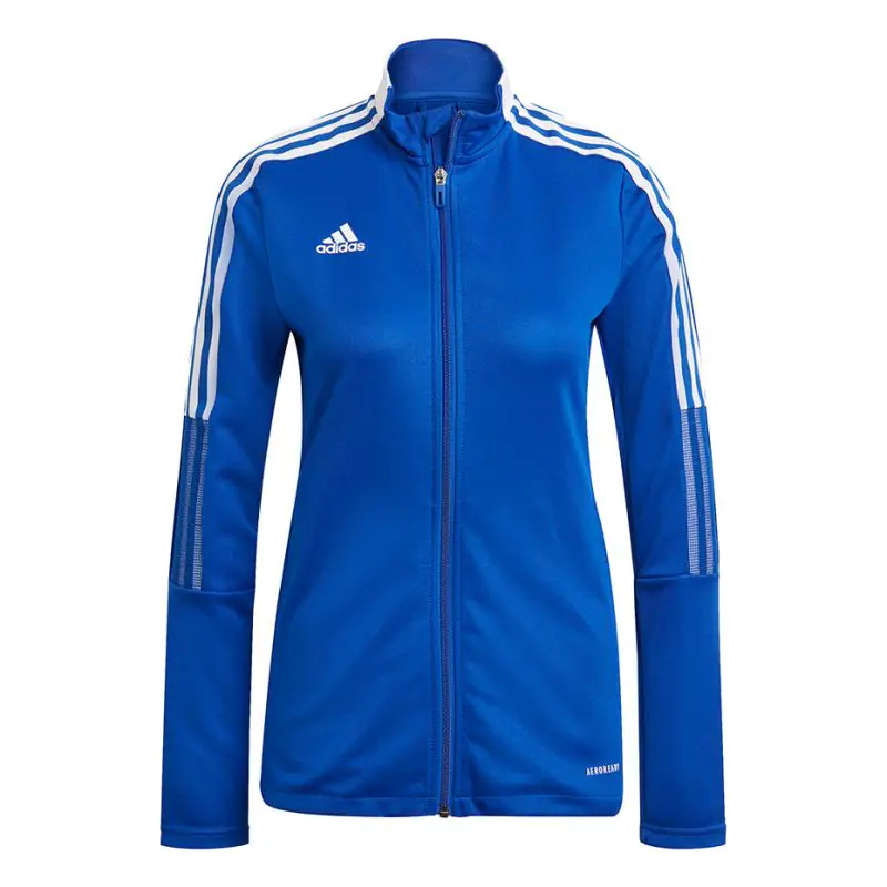 ⁨Adidas Tiro 21 Track women's sweatshirt blue GM7304⁩ at Wasserman.eu