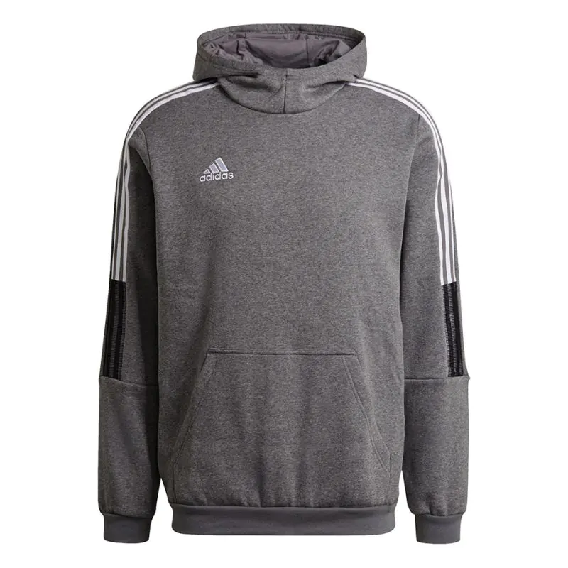 ⁨Bluza adidas Tiro 21 Sweat Hoody M GP8805 (kolor Szary/Srebrny, rozmiar 2XL)⁩ w sklepie Wasserman.eu