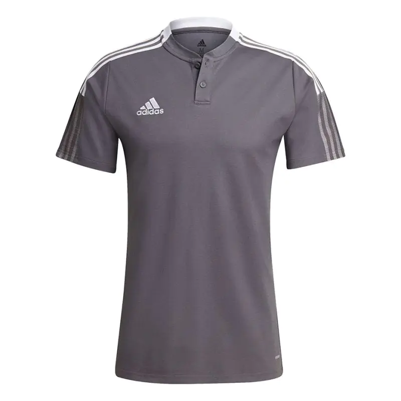 ⁨Koszulka męska adidas Tiro 21 Polo szara GM7364 S⁩ at Wasserman.eu